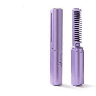 Wireless Hair Straightener Curler Comb